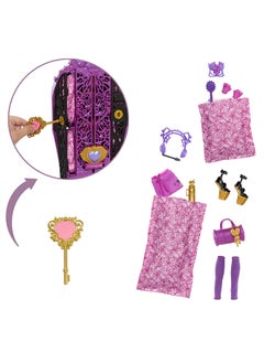 MONSTER HIGH Skulltimate Secrets Doll and Accessories Set, Monster Mysteries Clawdeen Wolf with Dress-Up Closet and 19+ Surprises including Clothes  - Image 4