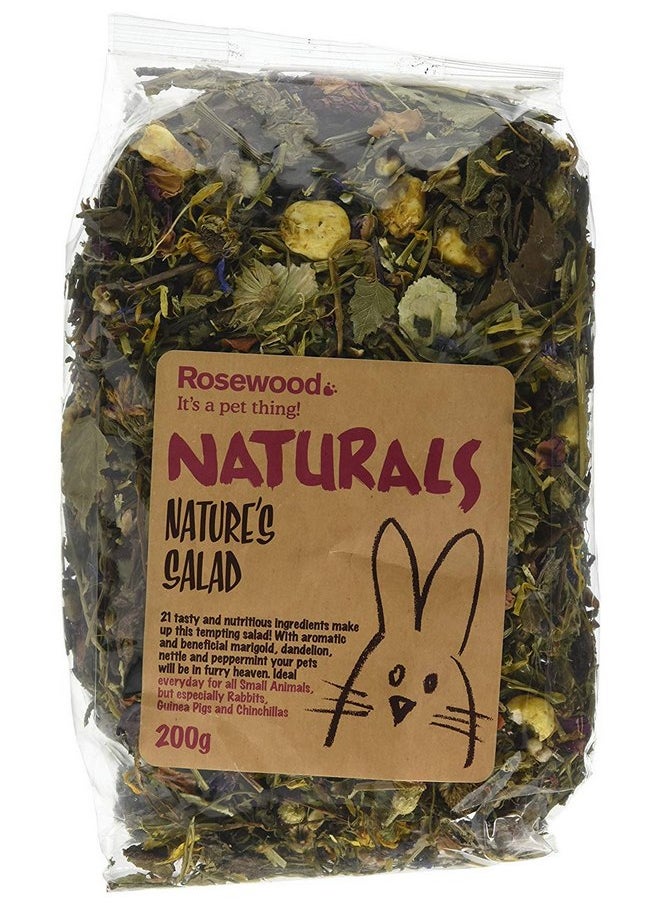 Rosewood Rosewood Boredom Breaker Natural Treats Natures Salad 200g (Pack of 2) 