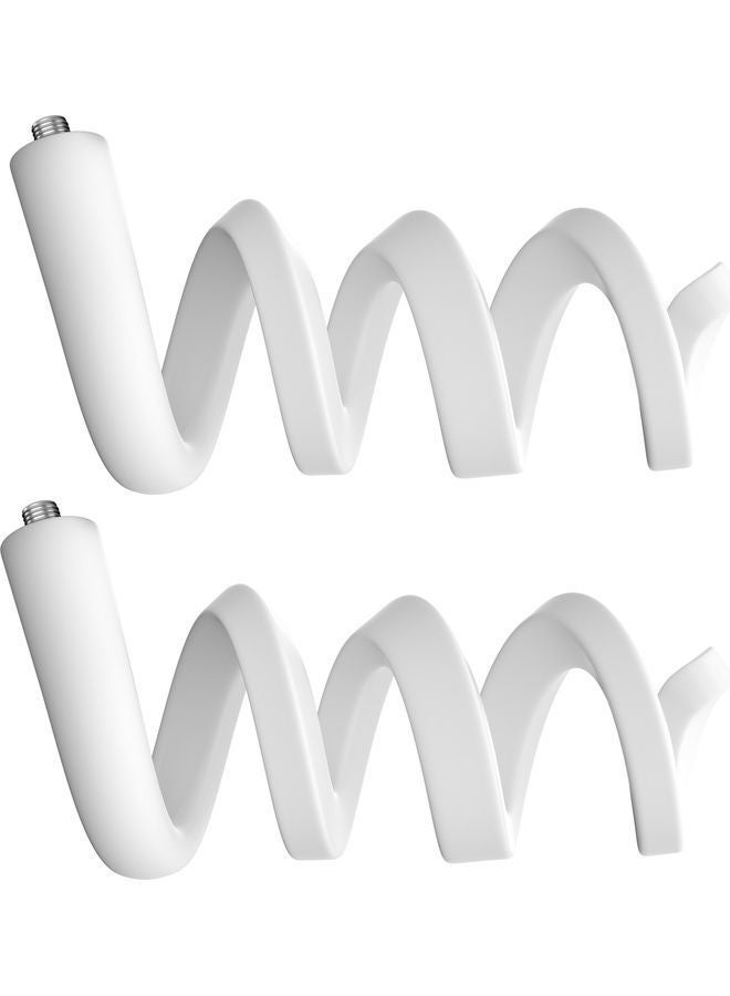NIBEMINENT 2-Piece Security Camera Twist Mount White  - Image 1