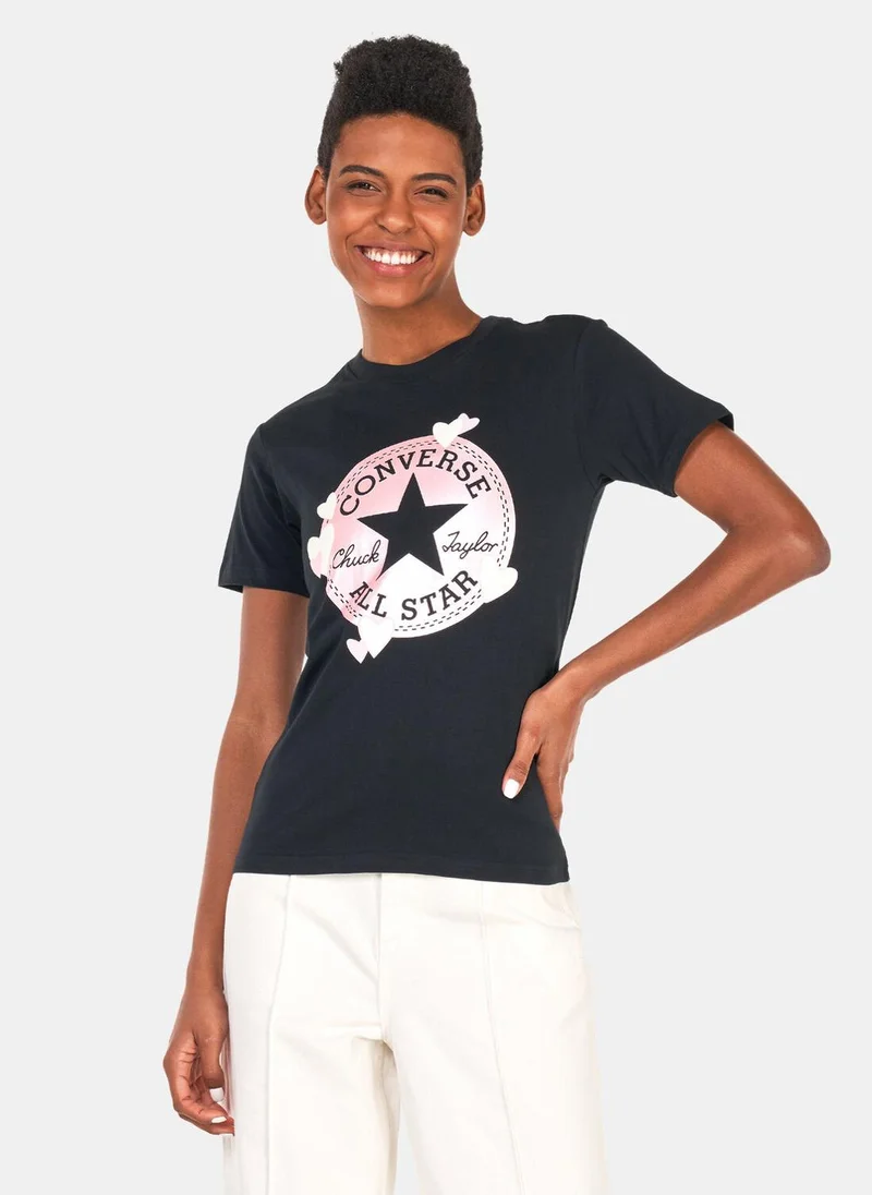 CONVERSE Women's Heart All Star Patch T-Shirt
