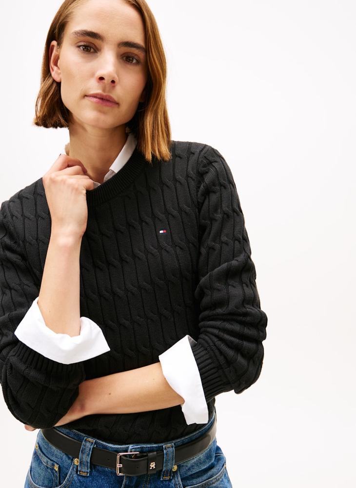 TOMMY HILFIGER Logo Pullover Sweater - Image 3