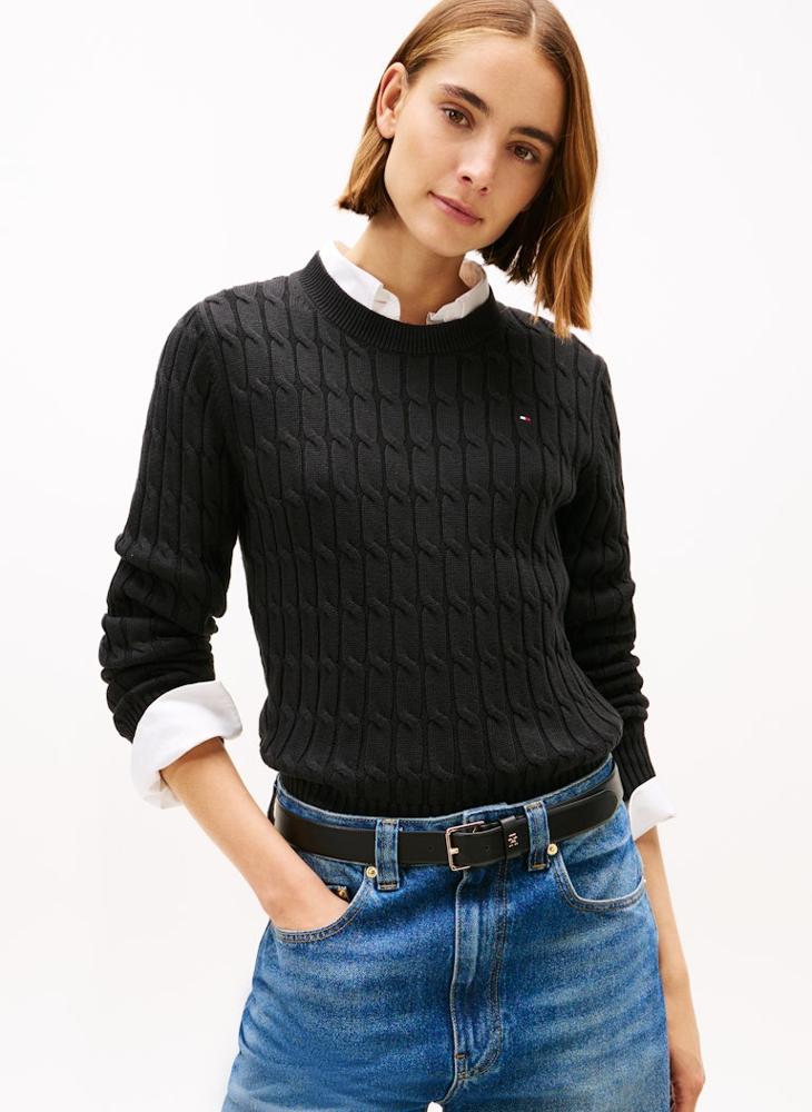 TOMMY HILFIGER Logo Pullover Sweater - Image 1