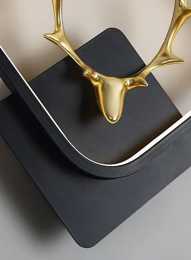 Comysubao Wall Lighting Bedroom Bedside Wall lamp Creative Antlers Night Light 3 Colors Light Dimmable Function Wall Sconces Perfect for Hallway, Closet, Bathroom, Stairway, Kitchen (Black Antlers) - Image 5
