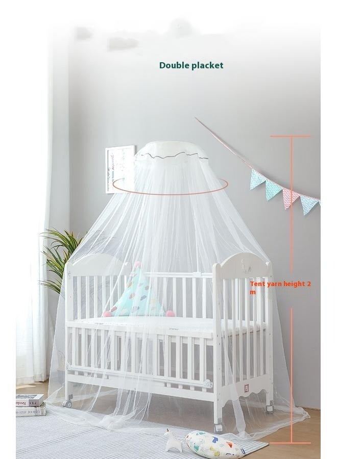 Mosquito Net With Stand White Suitable For Baby Crib Up To 160 * 80Cm  - Image 2