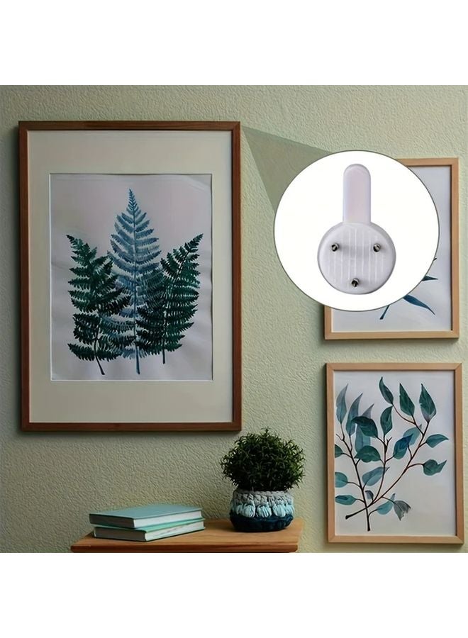 30pcs Heavy Duty Seamless Hooks Flush Mounting For Walls Photos Keys Bathroom Kitchen Office - Image 3