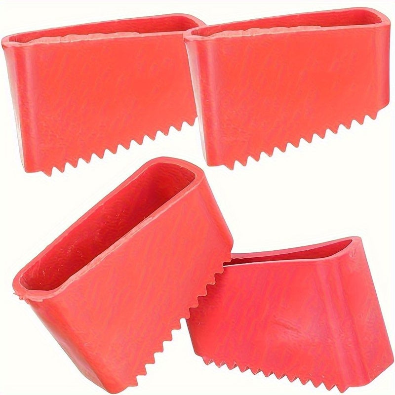 2 Pcs Non Slip Rubber Ladder Foot Pads For RV Step Ladder Durable Weather Resistant Covers - Image 2