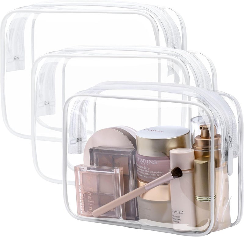 PACKISM Clear Toiletry Bag Set - 3 Pack - Image 1