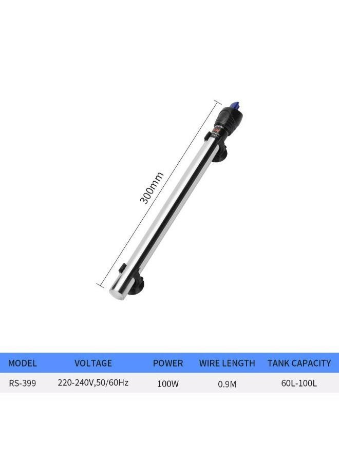 Rs Electrical B&K 100W RS-399 Series Stainless Steel Aquarium Heating Rod  - Image 2