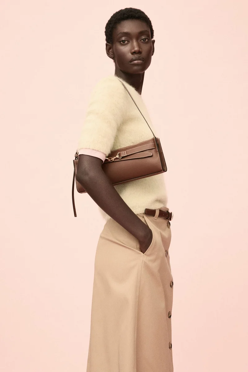 H&M Knitted mohair-blend T-shirt