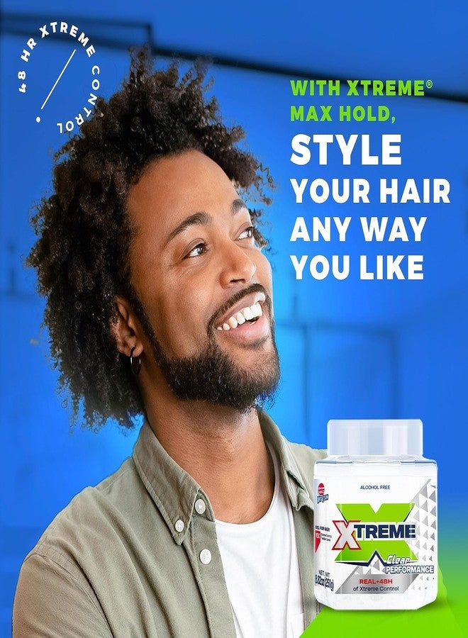 Xtreme Clear Performance Styling Hair Gel for Men, 8.82 Oz, Pack of 3 - Image 3
