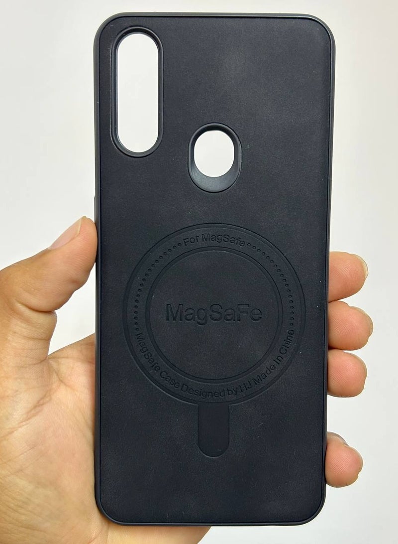 MacSafe Leather Generic Back Case Compatible with Oppo A31 .