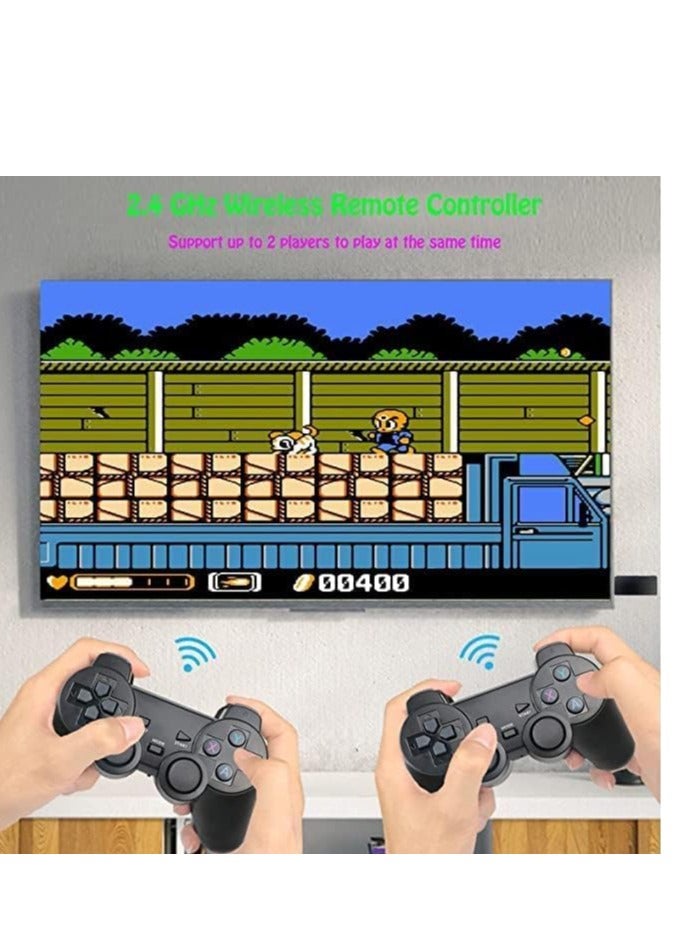 ELTRAZONE Video Game Console 2.4G Double Wireless Controller Game Stick 4K Games Console Including 64GB Retrogames For PS1/GBA Boy Gift - Image 3