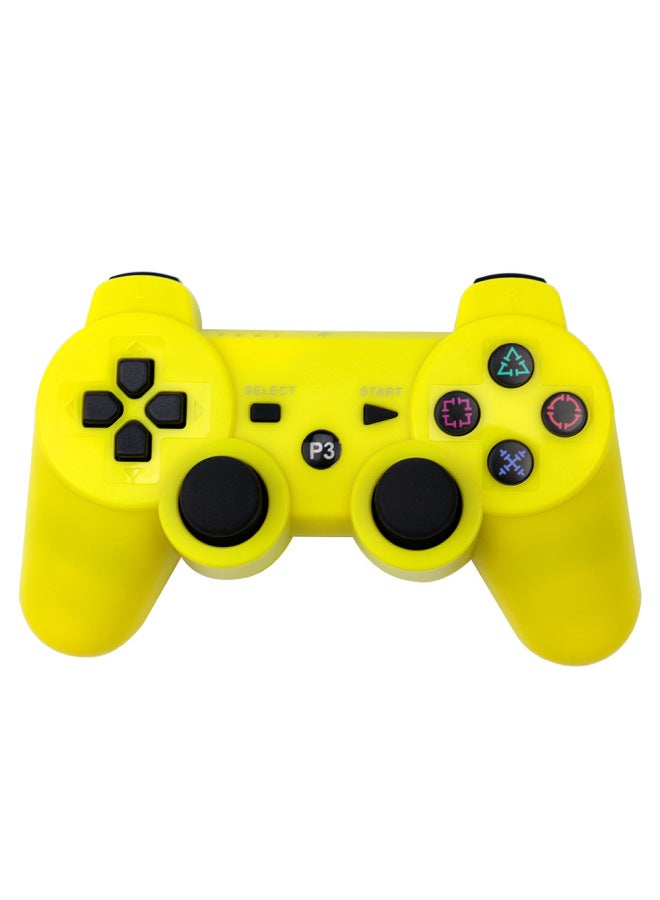 Wireless Bluetooth Ps3 Game Controller Snowflake Button Digital Computer Gamepad For Ps3 Console Gaming Accessories-Product Color:Yellow  - Image 1