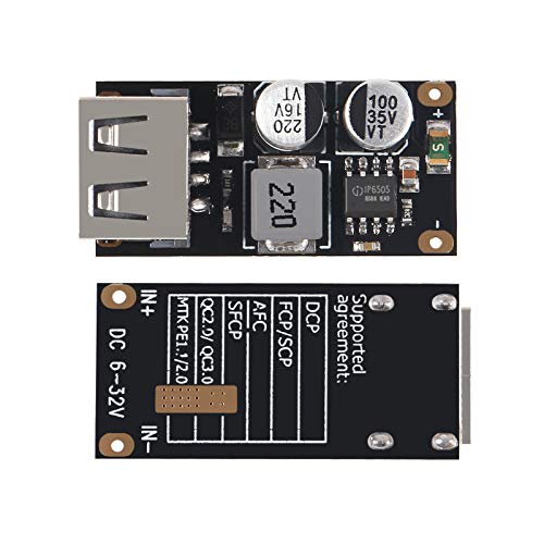 ACEIRMC 5pcs USB Buck Converter DC-DC Step Down Module 6-32V 12V 24V to 5V QC 3.0 Charging Module Power Supply Voltage Regulator Volt Transformer Board - Image 2