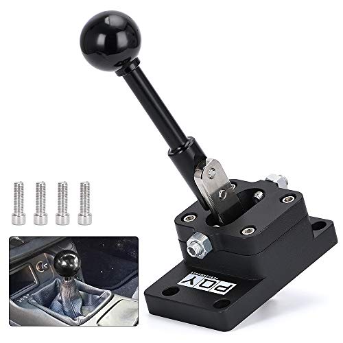 PQY T56 6 سرعات شيفتر قصير مع قاعدة مقبض نقل الحركة متوافق مع كامارو/فايربيرد F-Body LS1 93-02 أسود - Image 2