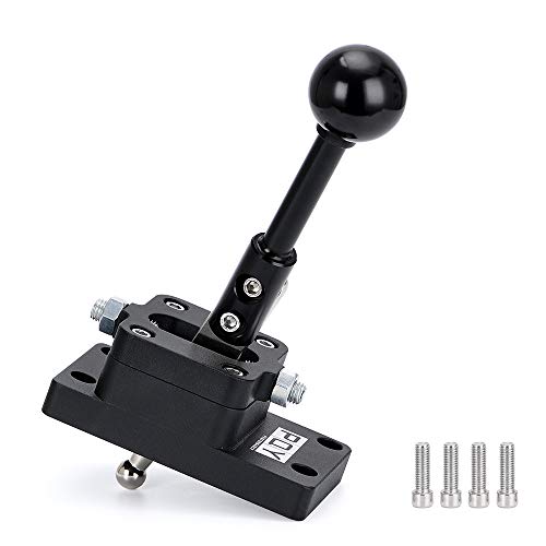 PQY T56 6 سرعات شيفتر قصير مع قاعدة مقبض نقل الحركة متوافق مع كامارو/فايربيرد F-Body LS1 93-02 أسود - Image 1