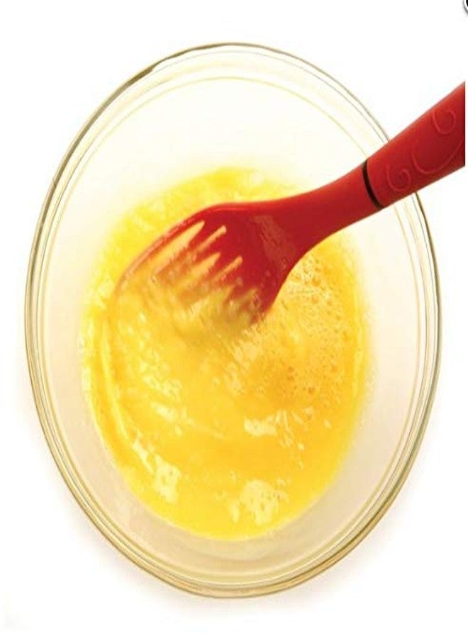 Norpro Grip EZ Fiskie Red Santoprene Combination Fork and Whisk (2 Pack) - Image 4