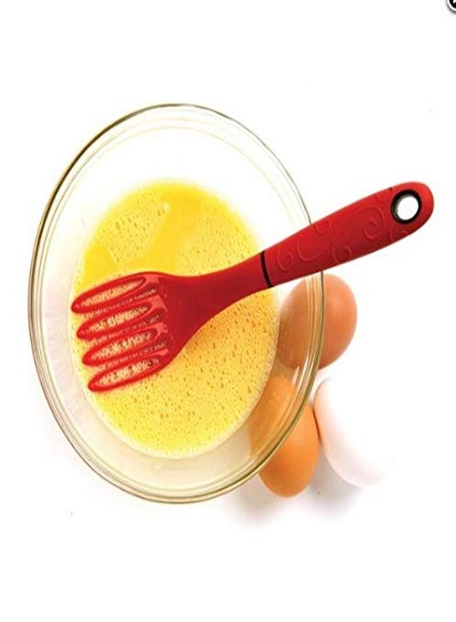 Norpro Grip EZ Fiskie Red Santoprene Combination Fork and Whisk (2 Pack) - Image 3