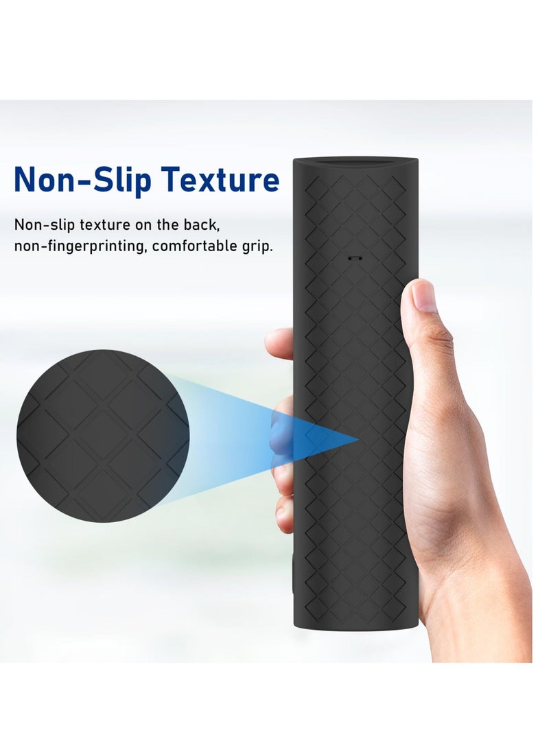 Excefore - Silicone Case Cover for Hisense Voice Remote ERF3A90, Fit for Hisense U7G U9G U8 Series 4K ULED Remote Silicone Cover, with Lanyard (Black Sleeve) - Image 1