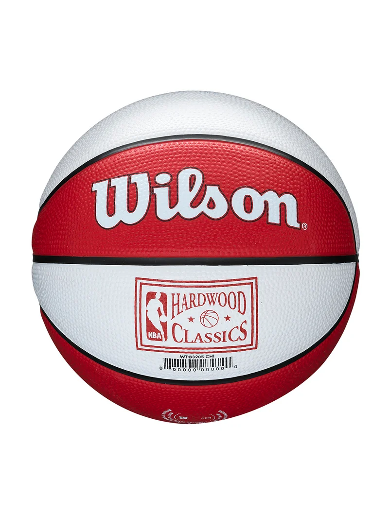 Wilson NBA Team Retro Mini Basketball Chicago Bulls - Size 3 (mini ball) - Red/White