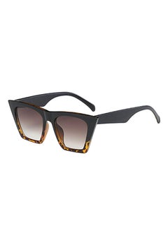 NIBEMINENT Women's UV Protection Square Sunglasses Black/Leopard  - Image 1