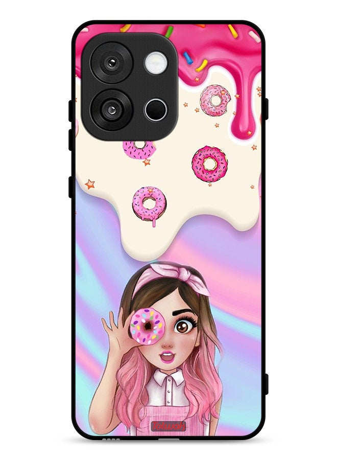 Tolwak OnePlus 13s Protective Case Cover Holding Donut - Image 1