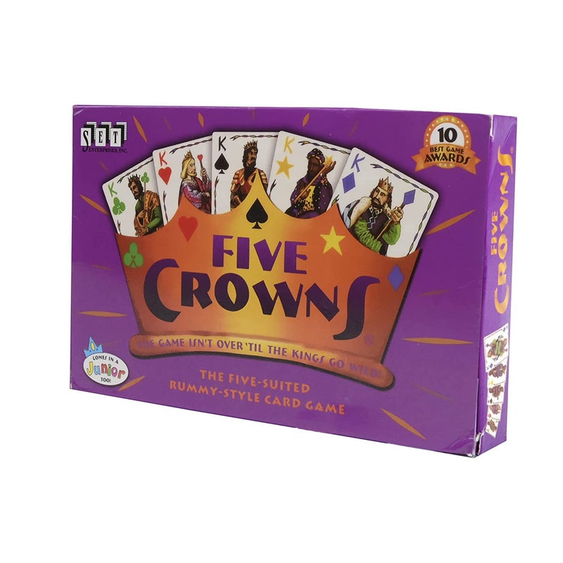 Tickles Five Crown Card Game, 5 Suited Rummy Style Fun, Interactive Party Game for Kids and Adult Pack of 1 (Color: Multi-Color) - Image 4