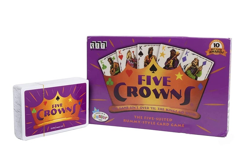Tickles Five Crown Card Game, 5 Suited Rummy Style Fun, Interactive Party Game for Kids and Adult Pack of 1 (Color: Multi-Color) - Image 2