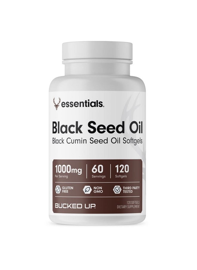 Black Seed Oil 1000Mg Per Serving (Black Cumin Seed Oil) Essentials (60 Servings 120 Softgels) - pzsku/Z29E413E17796CB4984AAZ/45/_/1696934919/1622f253-2fa3-4dcf-b5b8-db9afdbafdf7