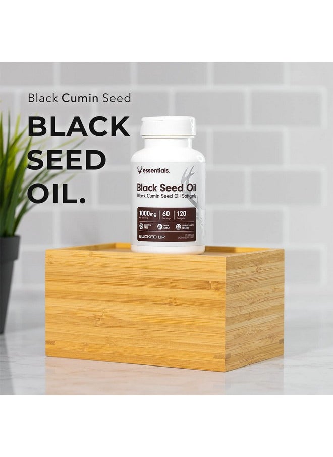 Black Seed Oil 1000Mg Per Serving (Black Cumin Seed Oil) Essentials (60 Servings 120 Softgels) - pzsku/Z29E413E17796CB4984AAZ/45/_/1696934920/7085dd78-6ab2-410c-9af5-47aad04ea362