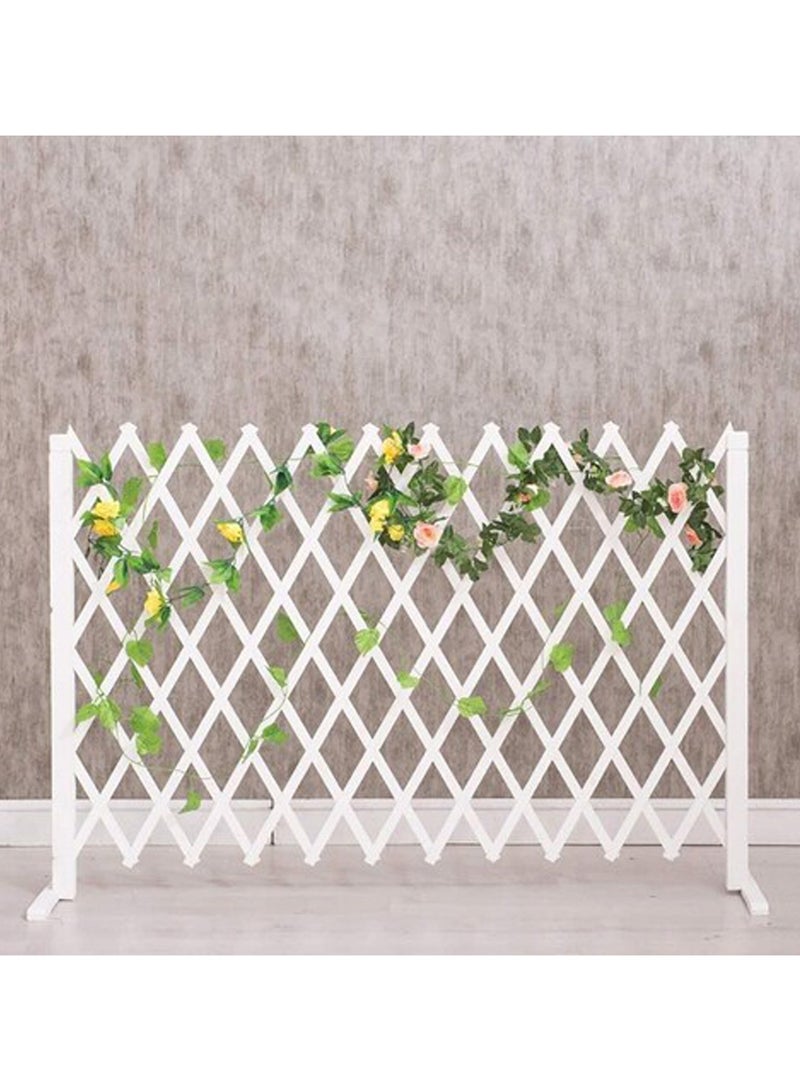 LINGWEI Wooden Expandable Trellis Fence Decorative Partition Freestanding Garden Privacy Screen - Image 4