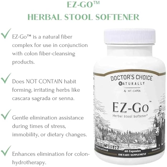 Mt Capra Mt. Capra EZ-Go Herbal Stool Softener | Non-Habit Forming, Gentle Elimination Support | Includes Cape Aloe Gel, Slippery Elm Bark, Marshmallow Root, Triphala, Magnesium and Rhubarb Root | 30 Servings - Image 3