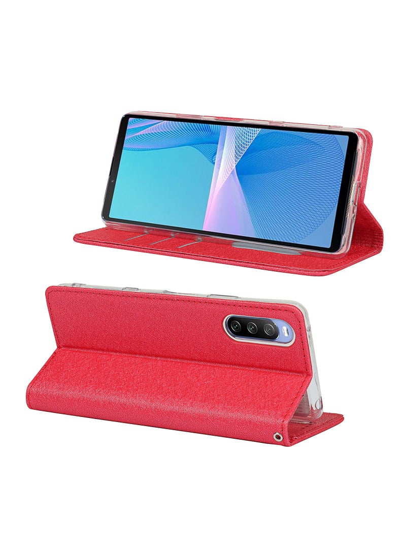 Suteni Flip Cover Card Slots Leather Phone Case for Sony - Image 2