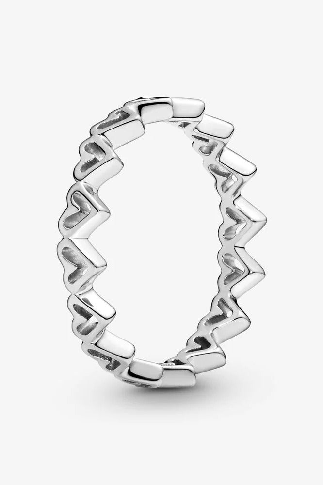 PANDORA Hearts Sterling Silver Ring - Image 1