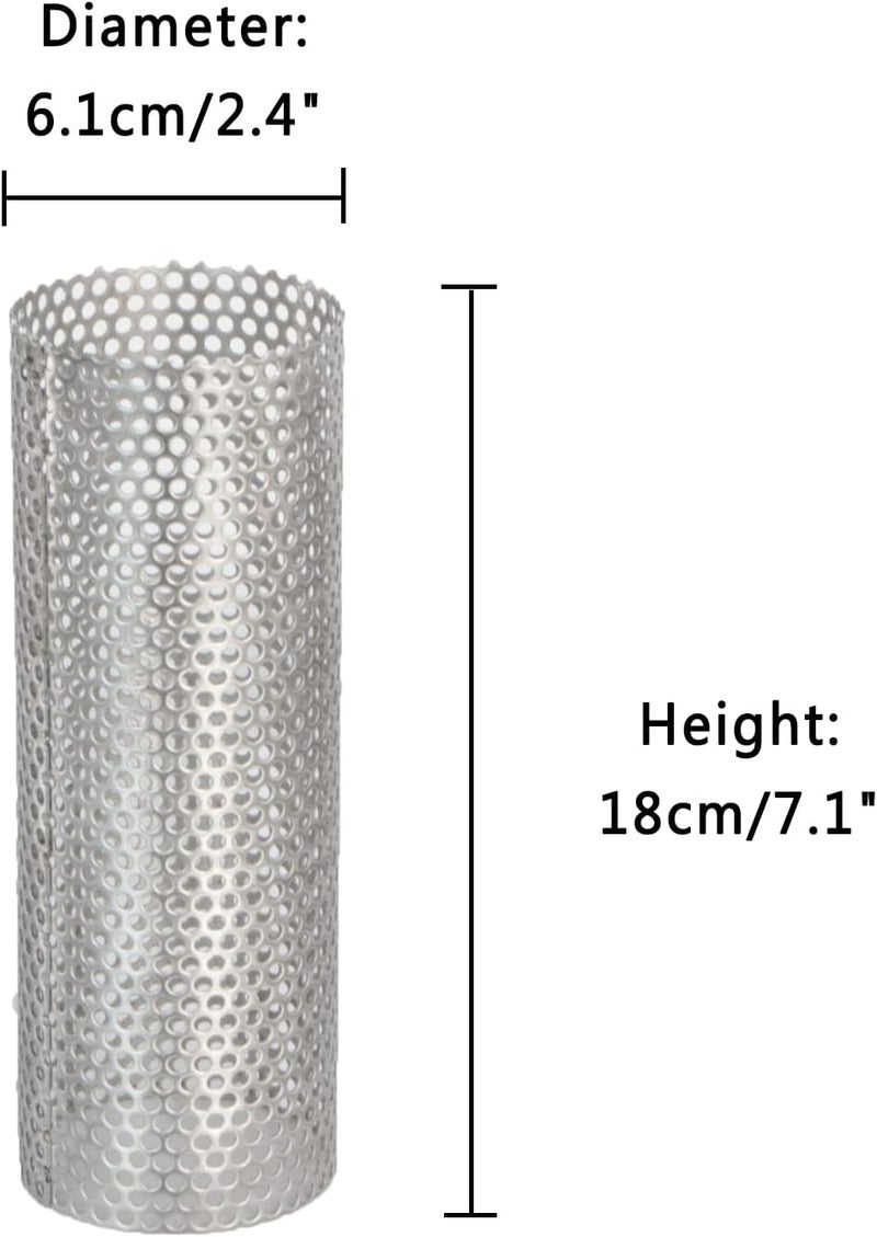 SoloWilder Stove Pipe Spark Arrestor Screen Stainless Steel Chimney Tube Filter Stovepipe Top Cap 2.36 inch - Image 5