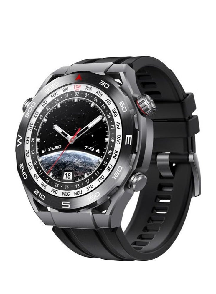 هونج كونج ساعة ذكية HK 5 Hero AMOLED wearfit ، افتح دردشة جديدة بالذكاء الاصطناعي ، GPT ، ساعة ذكية متعددة الوظائف للرجال والصبيان أسود - Image 4