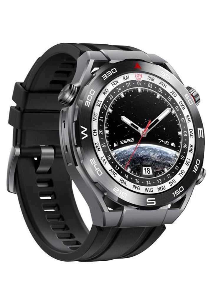 هونج كونج ساعة ذكية HK 5 Hero AMOLED wearfit ، افتح دردشة جديدة بالذكاء الاصطناعي ، GPT ، ساعة ذكية متعددة الوظائف للرجال والصبيان أسود - Image 1