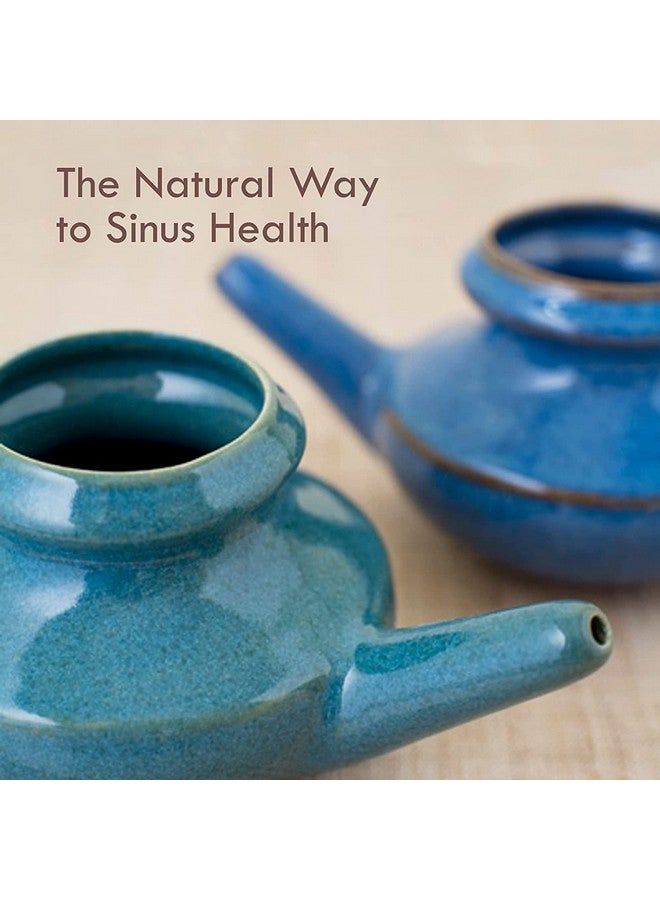 Baraka Handcrafted Ceramic Neti Pot - Sinus Tool Kit for Home - Nose & Nasal Cleaner - Dishwasher Safe - Durable Ceramic Neti Pot- Food Grade Ceramic Glazes - Lightweight - Made in USA - 10oz (Purple) - Image 5