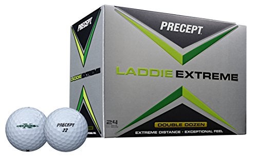Bridgestone Golf Precept 2017 Laddie Extreme Golf Balls (24 Balls), White - Image 3