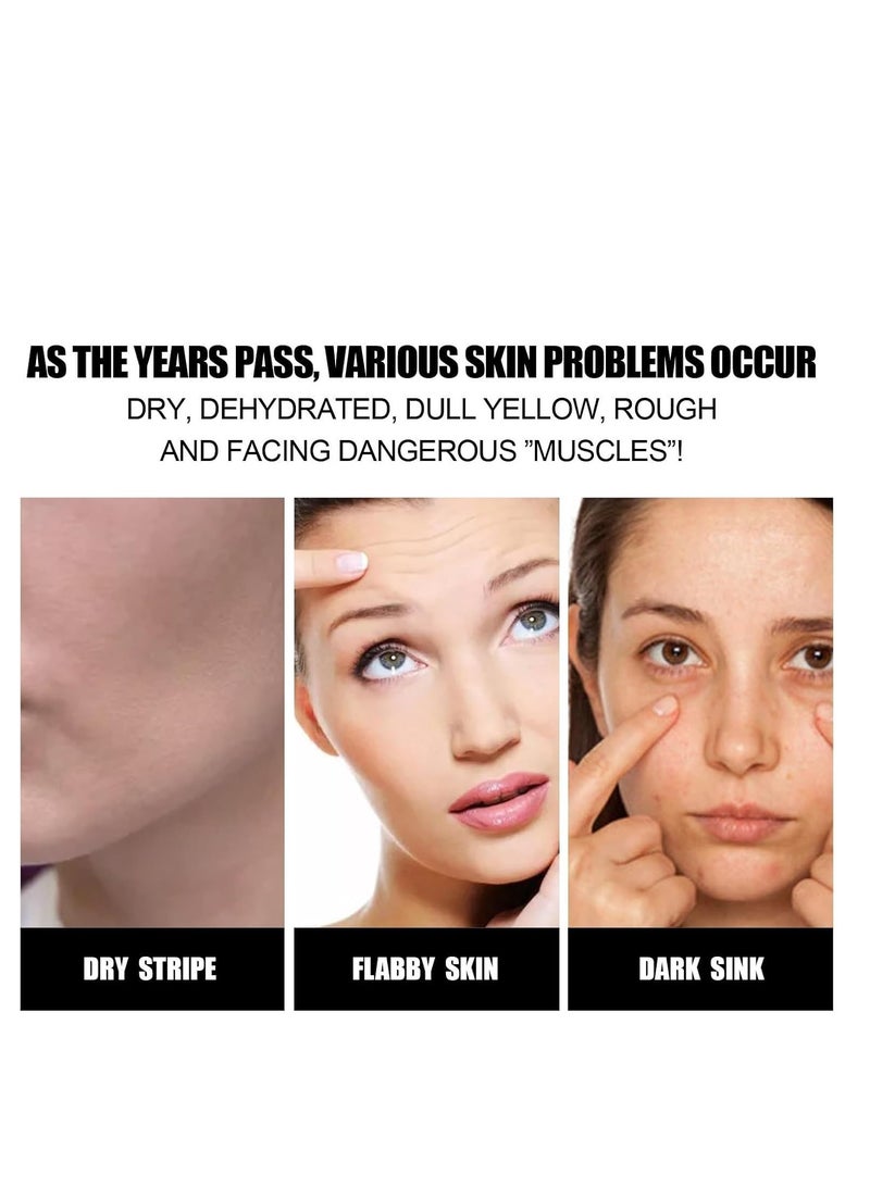 EELHOE Instant Face Lift Essence Oil, Vitamin C Serum For Face, Face Serum For Women, Anti Wrinkle Serum For Face, Neck, Eye Tightening & Lifting, Hydrating Serum, With Collagen, Hyaluronic Acid 30ml - Image 5