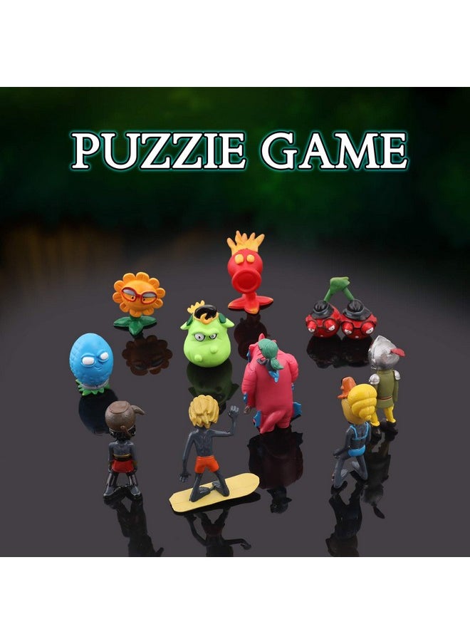 Maikerry - 10 Pieces Zombies 2 Series Toys, Pvc Garden Warfare 2 Gifts Zombie Toys For Kids And Fans - Image 1