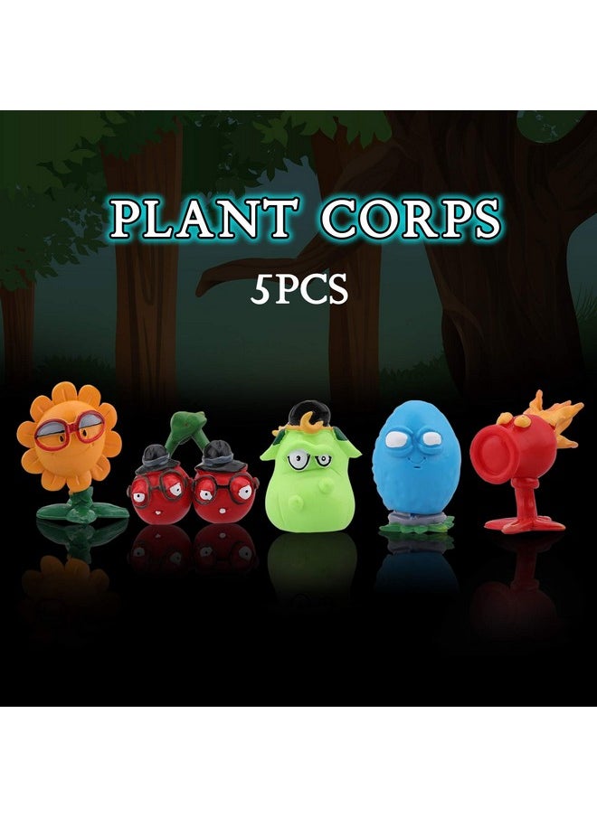 Maikerry - 10 Pieces Zombies 2 Series Toys, Pvc Garden Warfare 2 Gifts Zombie Toys For Kids And Fans - Image 1
