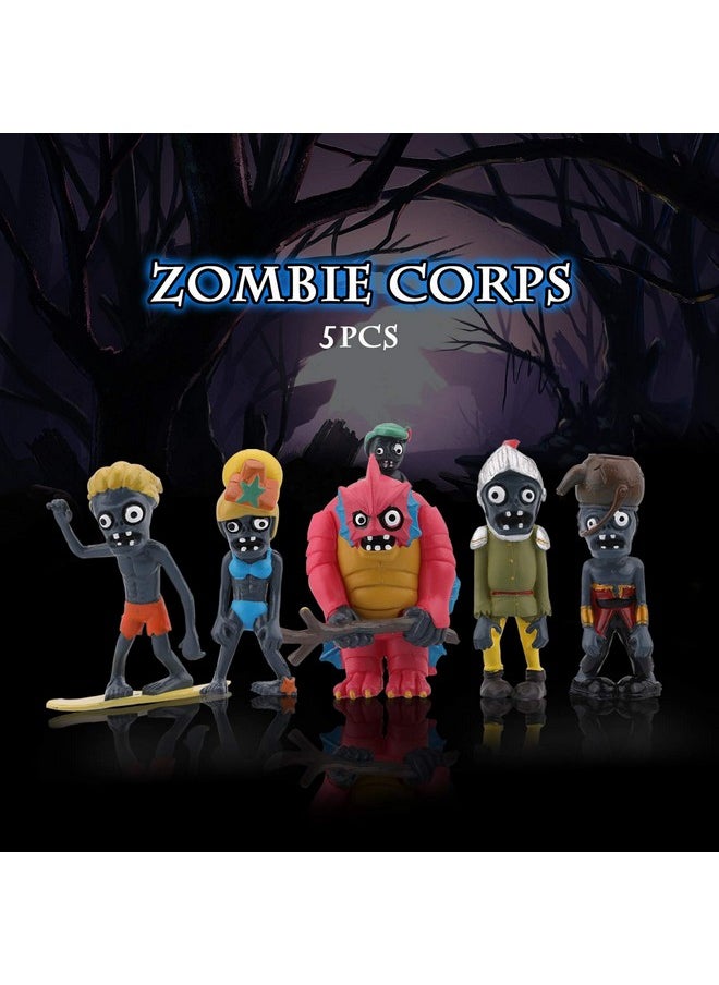 Maikerry - 10 Pieces Zombies 2 Series Toys, Pvc Garden Warfare 2 Gifts Zombie Toys For Kids And Fans - Image 1