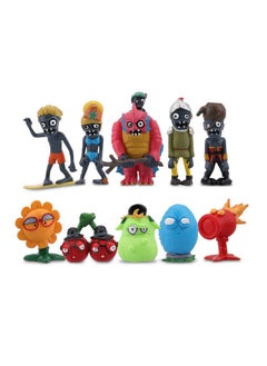 10 Pieces Zombies 2 Series Toys, Pvc Garden Warfare 2 Gifts Zombie Toys For Kids And Fans