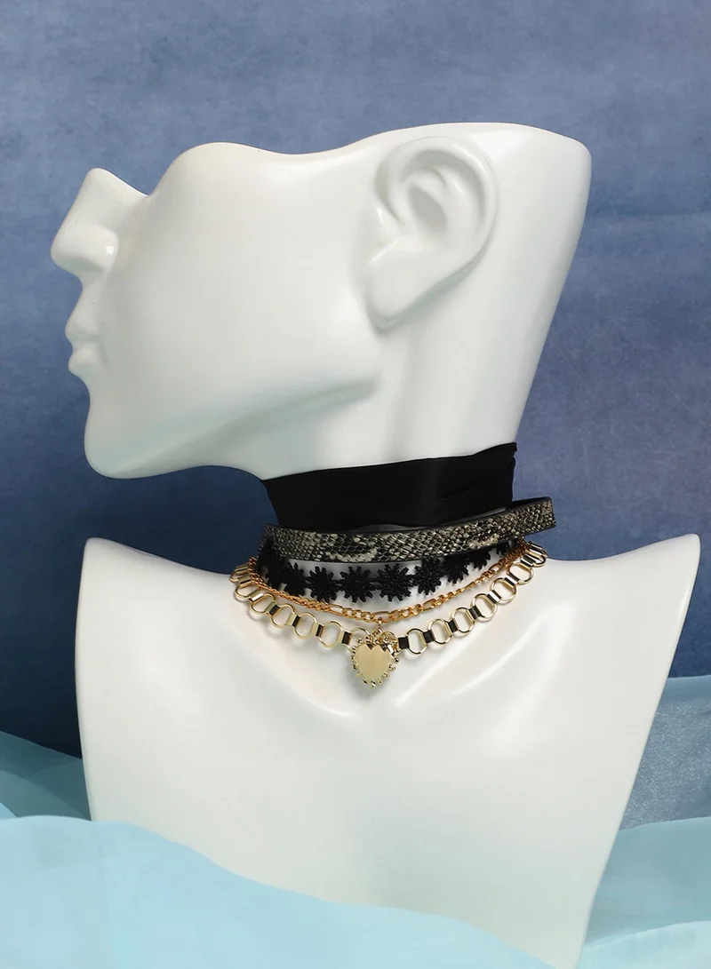 SOHI Suffragette Multi-Layer Artificial Necklace Jewellery