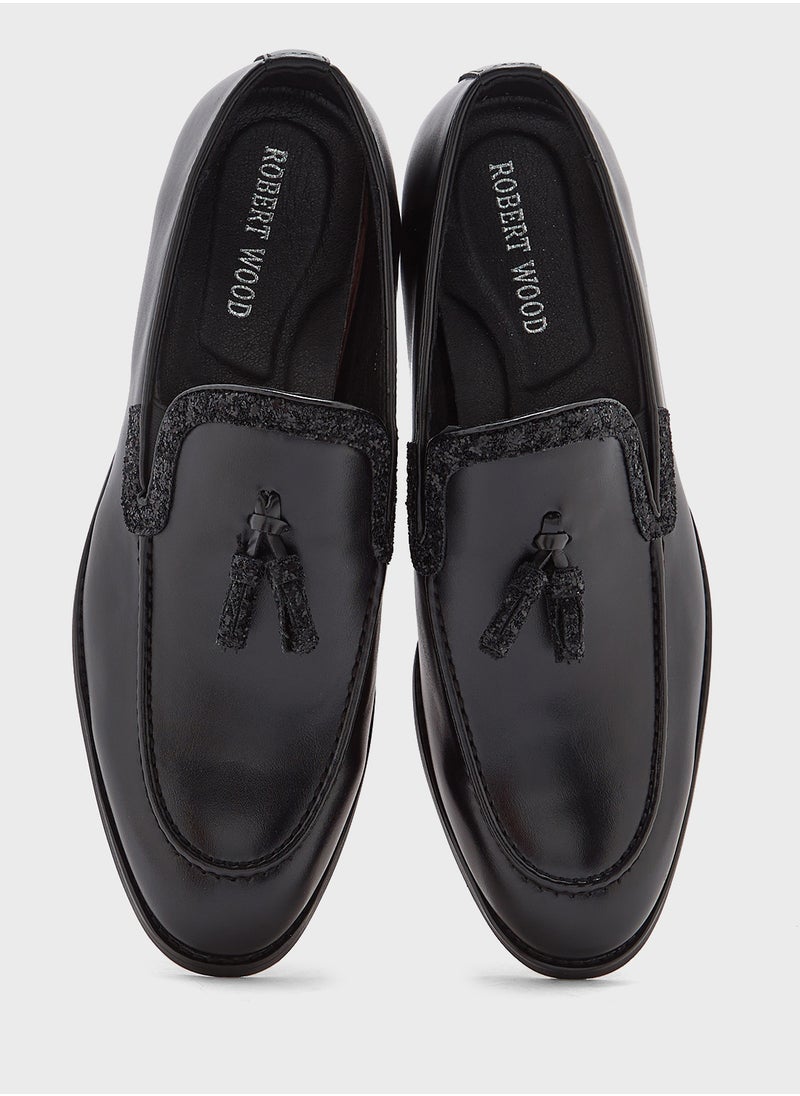 Robert Wood Tassel Detail Loafer  - Image 4