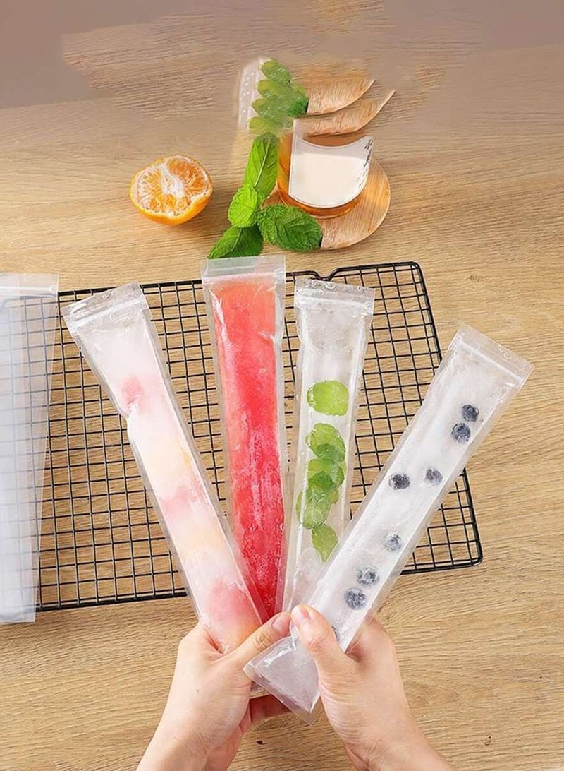 50-Piece Colorful Ice Pop Sleeves (Reusable Plastic Pouches)  - Image 5