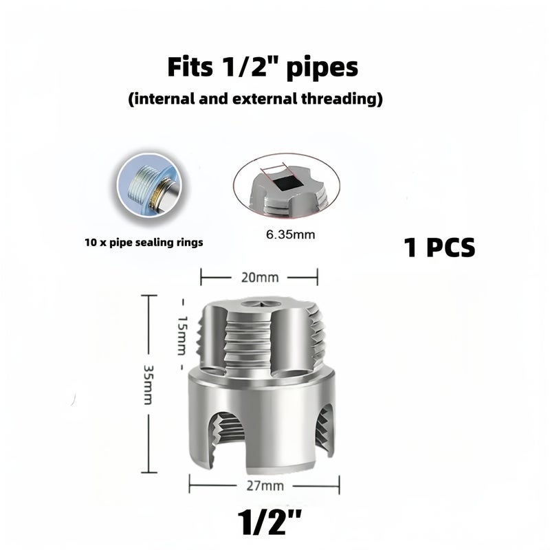 1 Piece 1 2 Inch Internal And External Pipe Threading Tool Drillable PVC Pipe Thread Sleeve Water Pipe Thread Cutting Tool Plastic Pipe Thread Sleeve - Image 5