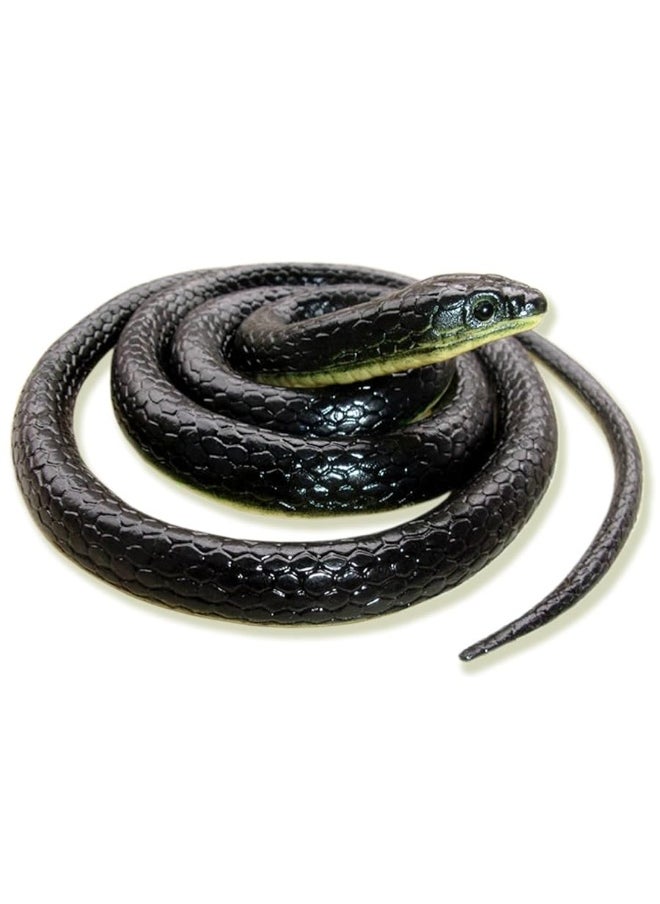 Realistic Fake Rubber Snake Toys Black That Look Real Prank Stuff Cobra 49 Inch Long - pzsku/Z29E55196290A74B25638Z/45/_/1729411850/4652e031-7136-412f-9356-fcde243790b8