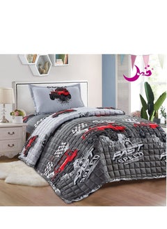 3-Piece Compressed Comforter Set Microfiber
